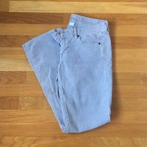 Gray J. Crew Vintage Matchstick Corduroys